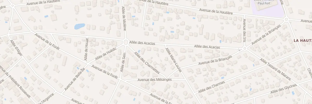 Plan du 24 All des Acacias à Saint-Brevin-les-Pins