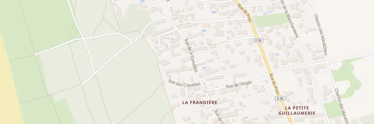Plan du 60 Rue de la Frandière à Barbâtre