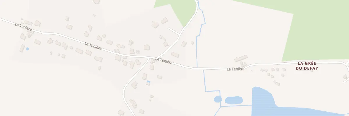 Plan du 40 La Tenière à Sainte-Reine-de-Bretagne