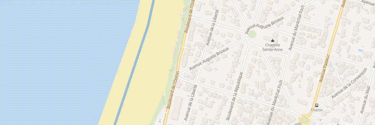 Plan du 124 Bd de l’Ocean Tharon à Saint-Michel-Chef-Chef