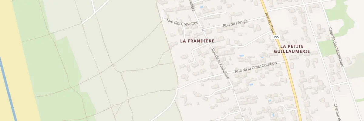 Plan du 82 Rue de la Frandière à Barbâtre