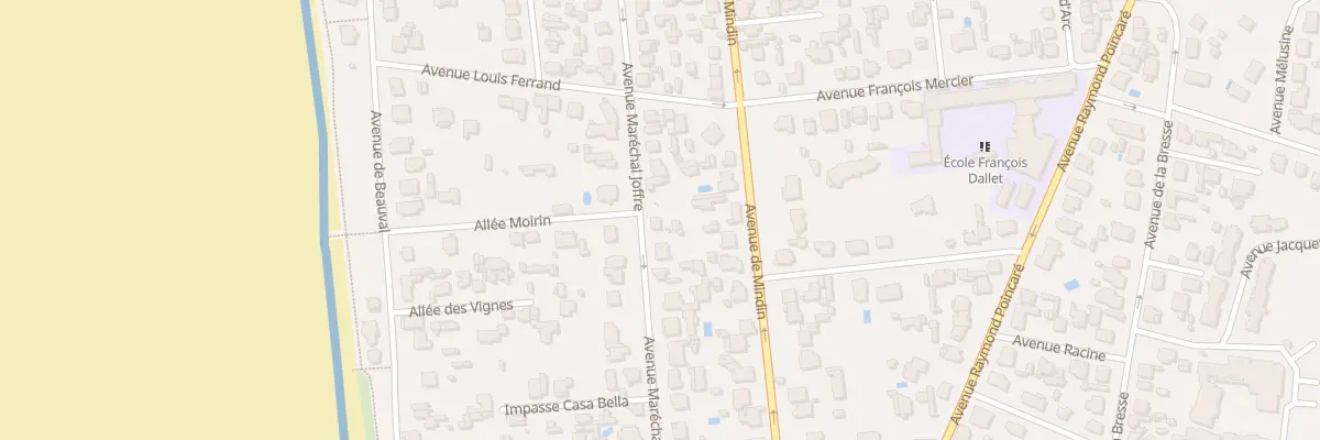 Plan du 85 Av Marechal Joffre à Saint-Brevin-les-Pins