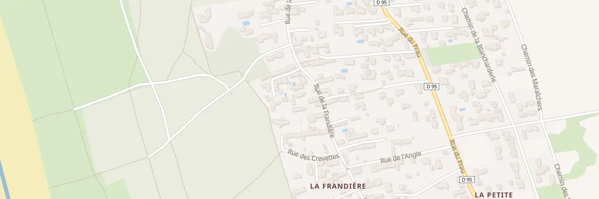 Plan du 52 Rue de la Frandière à Barbâtre