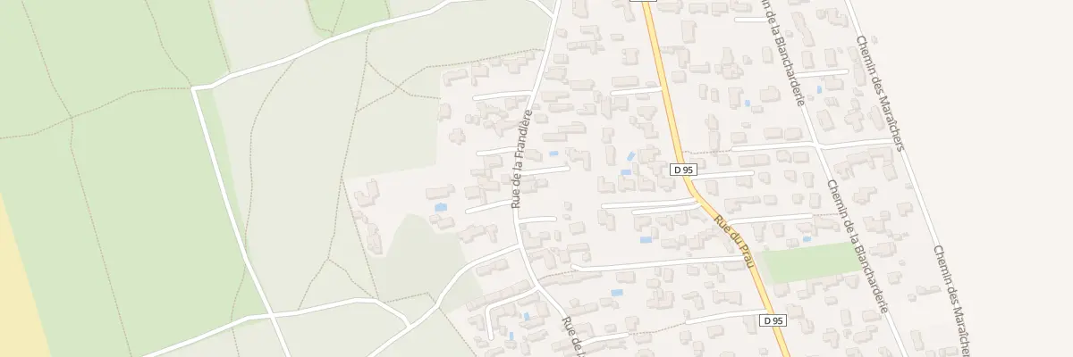Plan du 41 Rue de la Frandière à Barbâtre