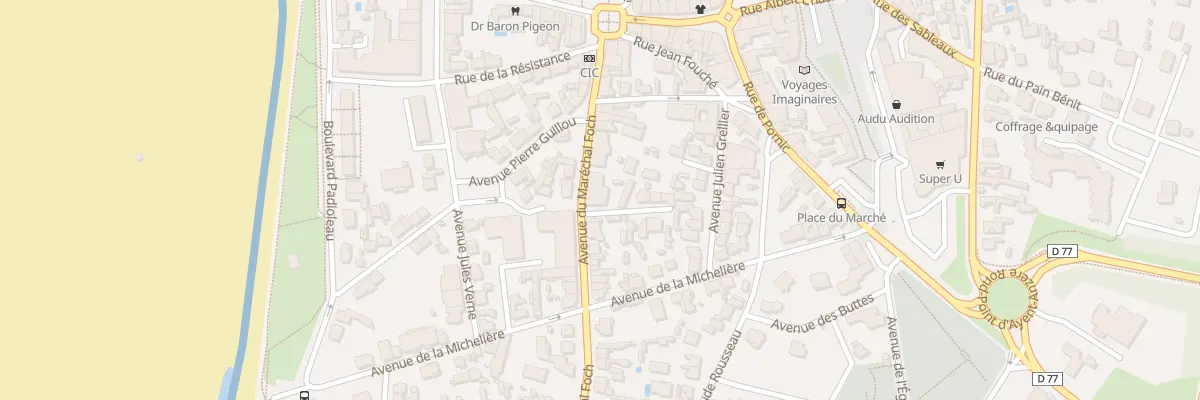 Plan du 13 Av du Maréchal Foch à Saint-Brevin-les-Pins
