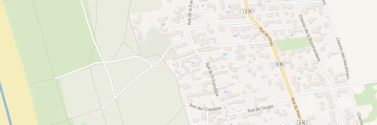 Plan du 42A Rue de la Frandière à Barbâtre