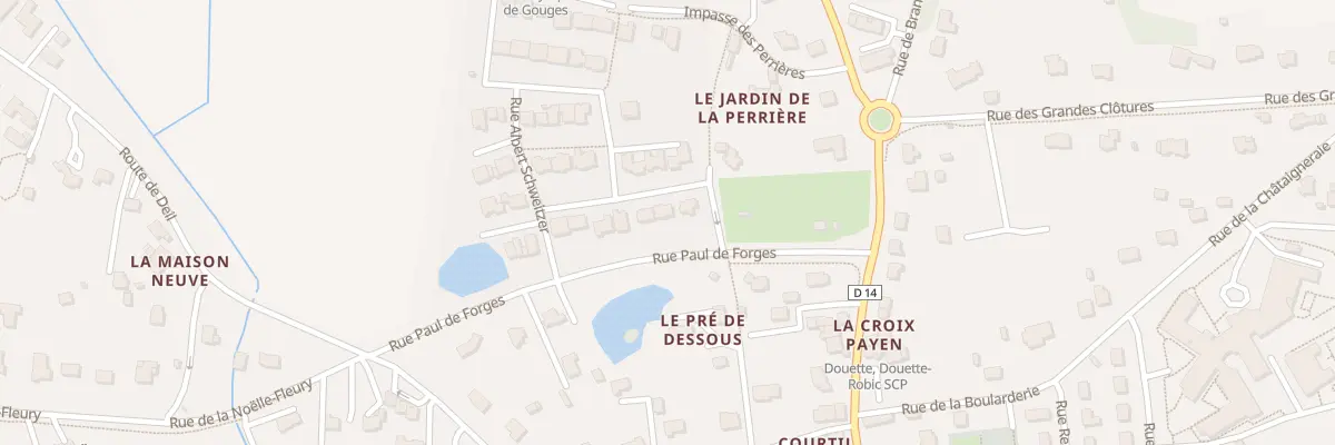 Plan du 89 Rue Aristide Briand à Allaire
