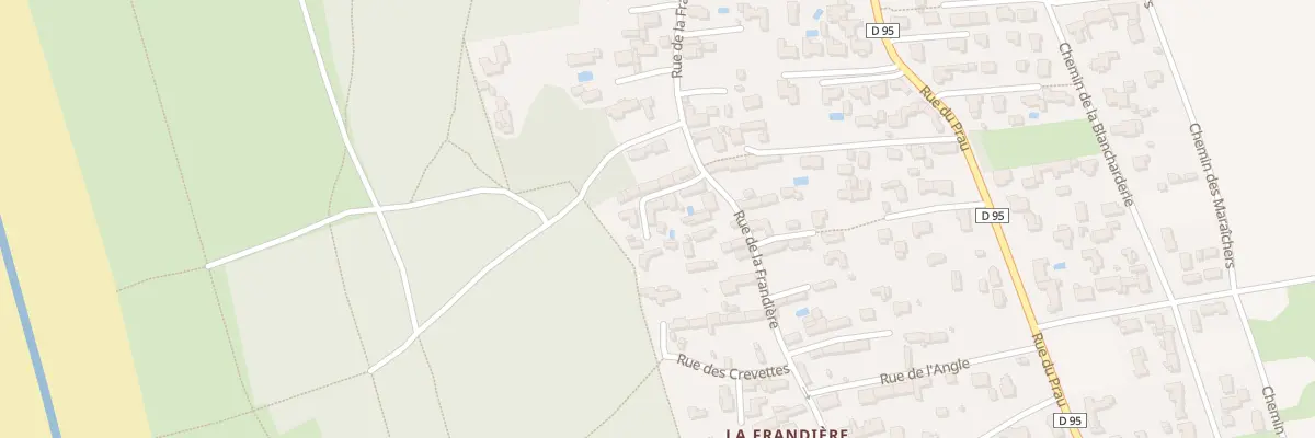 Plan du 40A Rue de la Frandière à Barbâtre