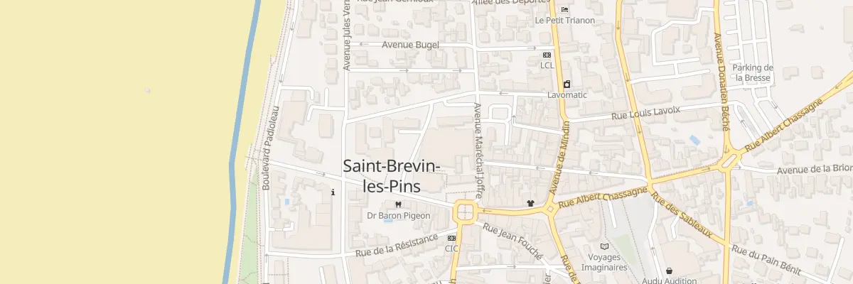 Plan du 6 Pl de l’Hôtel de Ville à Saint-Brevin-les-Pins