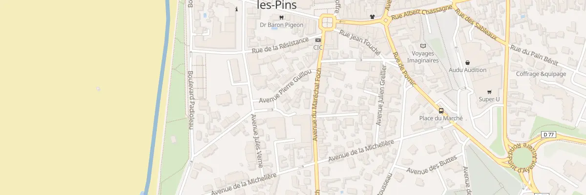 Plan du 28 Av Pierre Guillou à Saint-Brevin-les-Pins