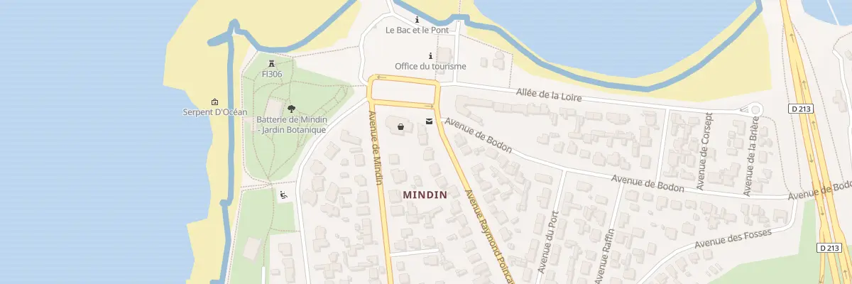 Plan du 2B Av Raymond Poincaré à Saint-Brevin-les-Pins