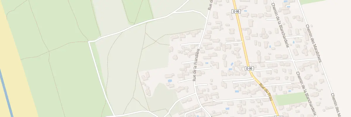 Plan du 20 Rue de la Frandière à Barbâtre