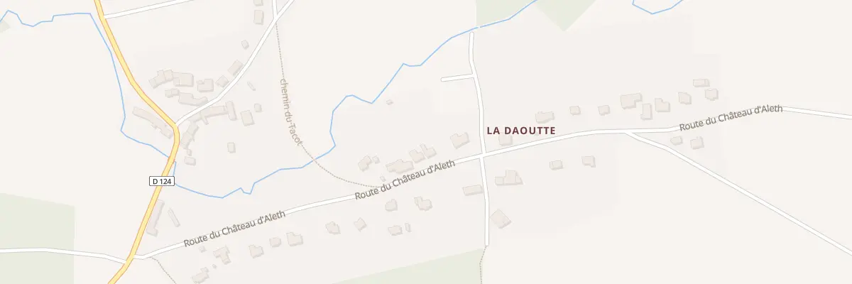 Plan du 7 Rte du Chateau d’Aleth à Beignon