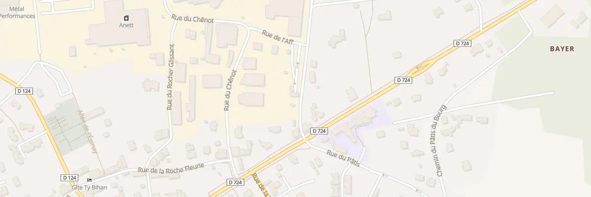 Plan du 5295 Rue de la Chapelle Ste Reine à Beignon