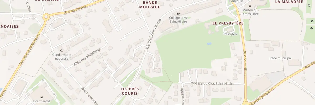 Plan du 10 Rue Bengalis à Allaire