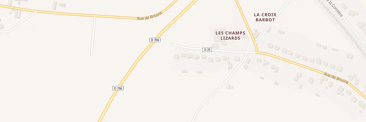 Plan du 89 Rue de Broons à Caulnes
