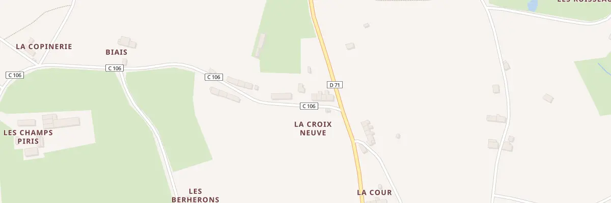 Plan du 6062 La Croix Neuve à Paimpont