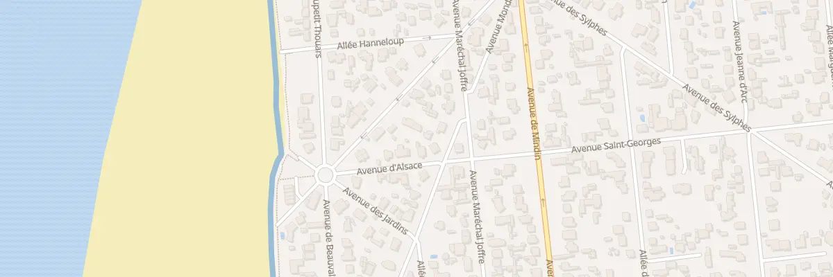 Plan du 11 Av d’Alsace à Saint-Brevin-les-Pins