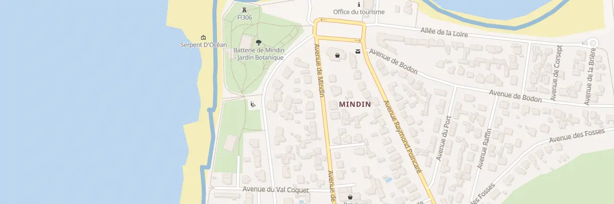 Plan du 8B Av de Mindin à Saint-Brevin-les-Pins