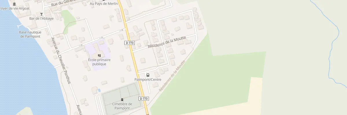 Plan du 7 Res de la Moutte à Paimpont