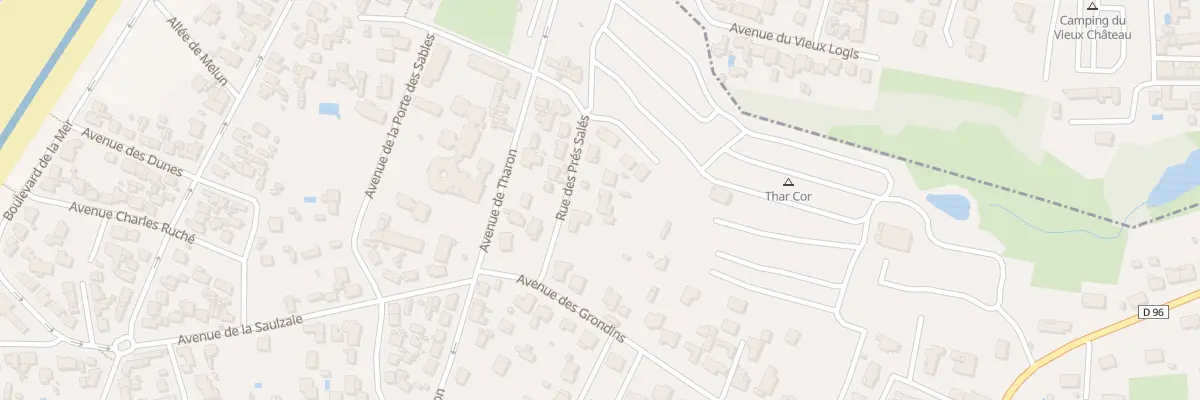 Plan du 6 Rue des Prés Salés à La Plaine-sur-Mer