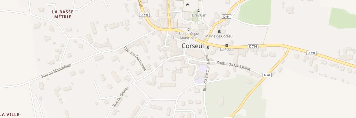 Plan du 3 Rue de Gravel à Corseul