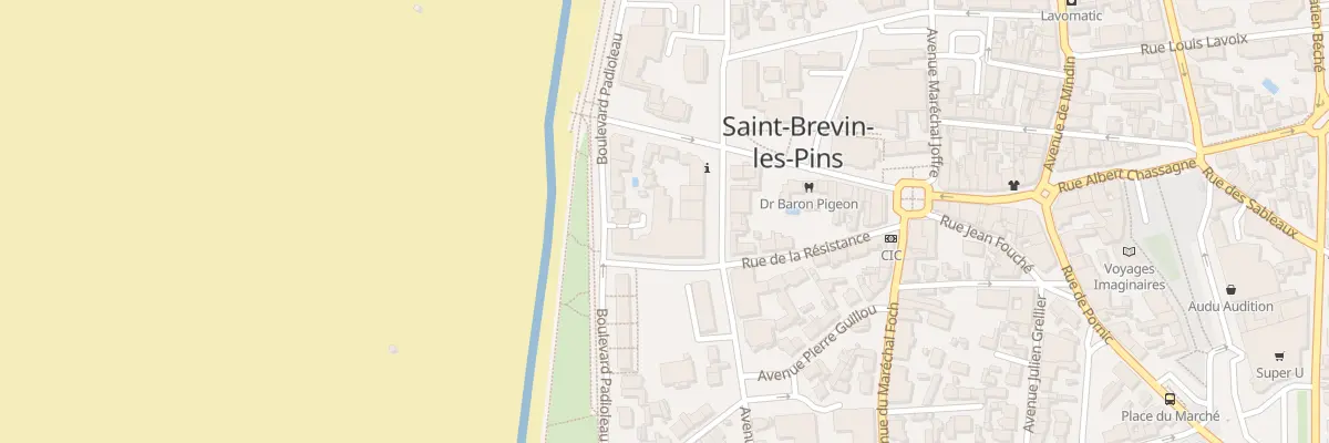 Plan du 5 Rue de la Résistance à Saint-Brevin-les-Pins