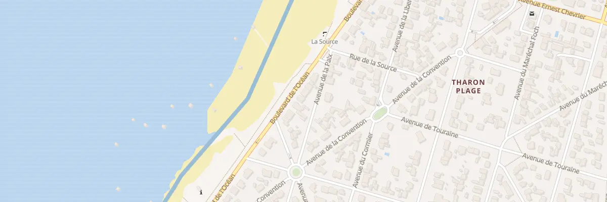 Plan du 142 Bd de l’Ocean Tharon à Saint-Michel-Chef-Chef