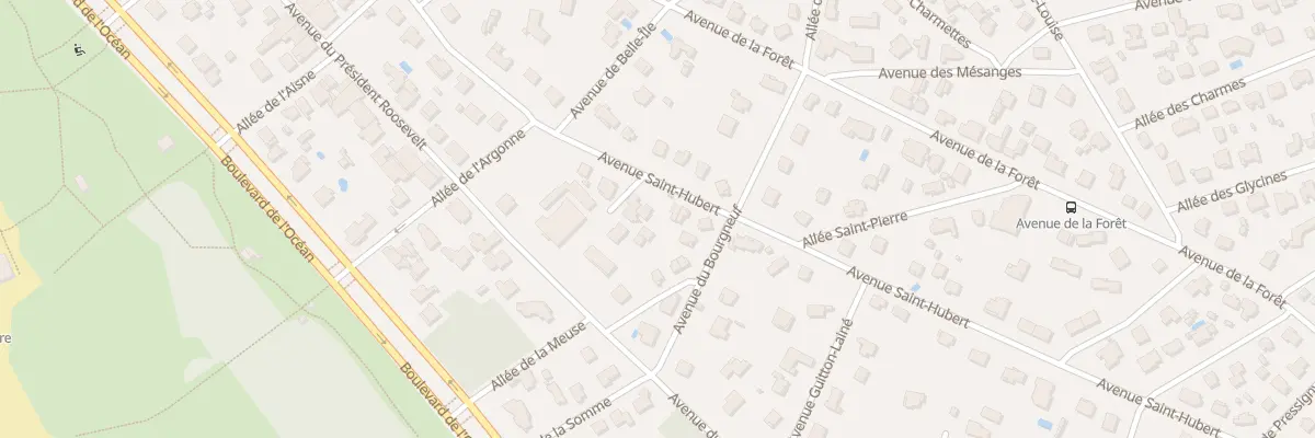 Plan du 14 Av Saint-hubert à Saint-Brevin-les-Pins