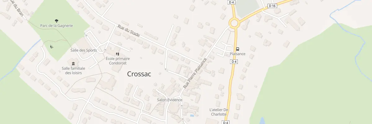 Plan du 1B Rue du Stade à Crossac