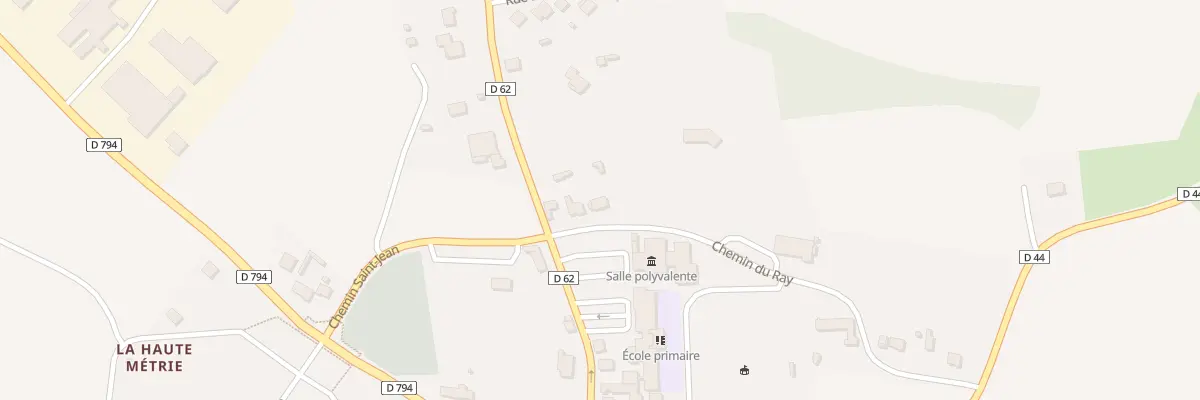 Plan du 5 Che du Ray à Corseul