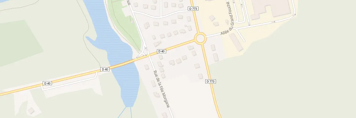 Plan du 6 Rue de la Fée Viviane à Paimpont