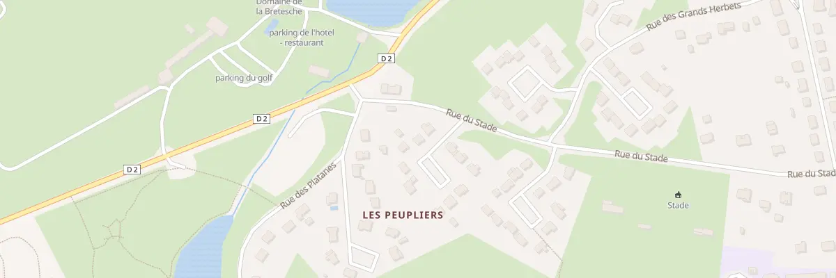 Plan du 2 Ham des Fauvettes à Missillac