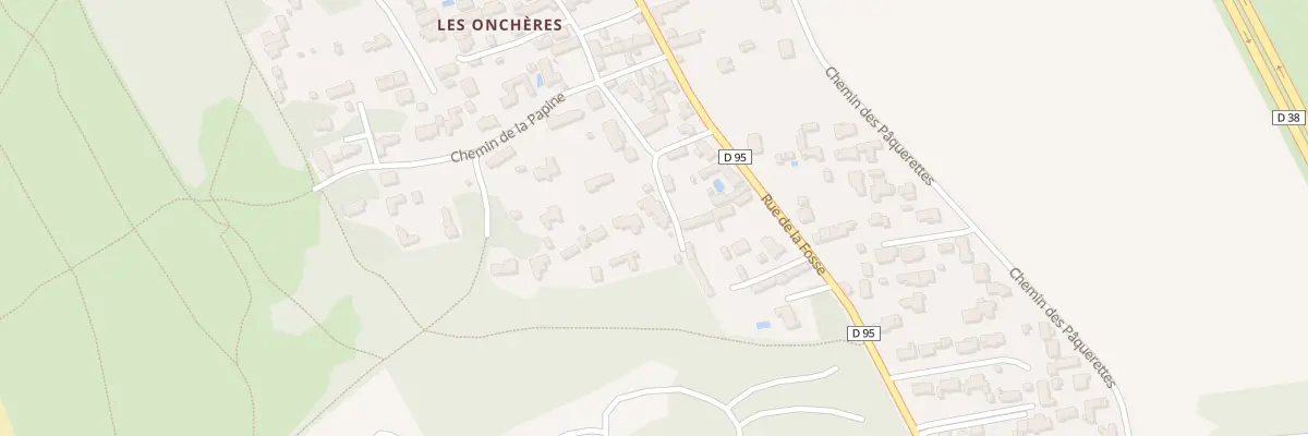 Plan du 94 Rue des Onchères à Barbâtre