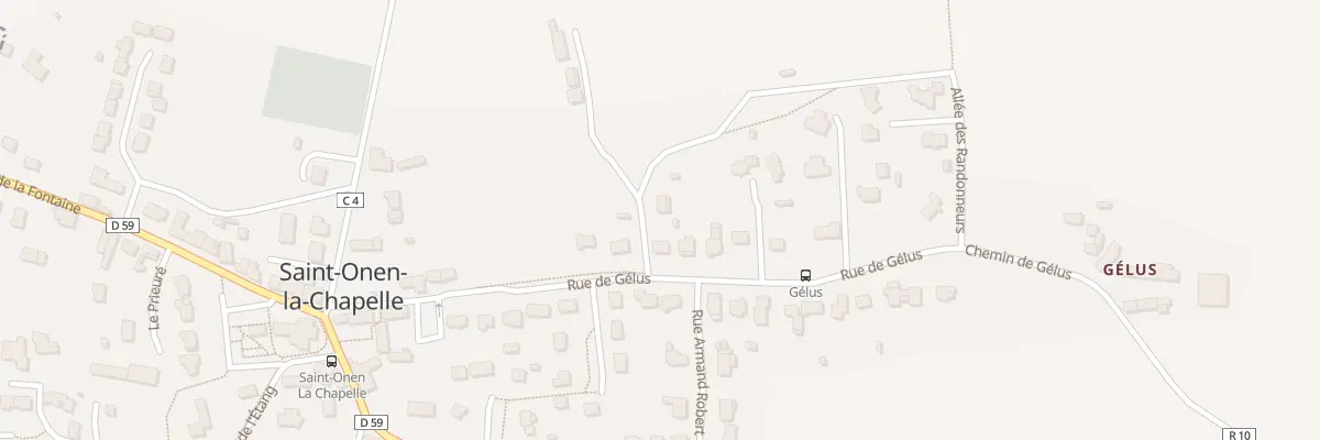 Plan du 15 Rue de Gélus à Saint-Onen-la-Chapelle