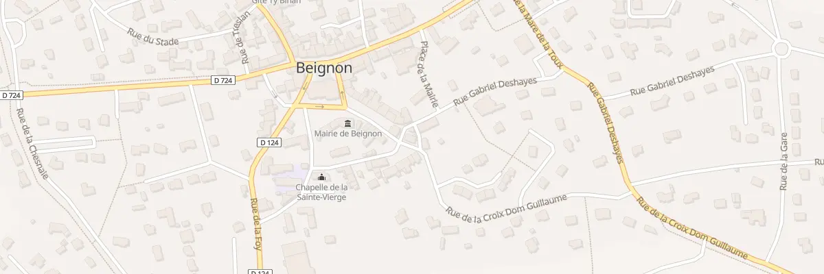 Plan du 1 Rue de la Croix Dom Guillaume à Beignon