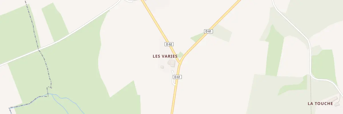 Plan du 2 Les Varies à Trébédan