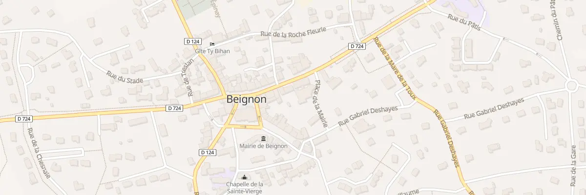Plan du 24 Rue Saint Cyr Coetquidan à Beignon