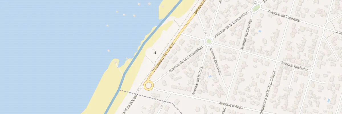 Plan du 151 Bd de l’Ocean Tharon à Saint-Michel-Chef-Chef