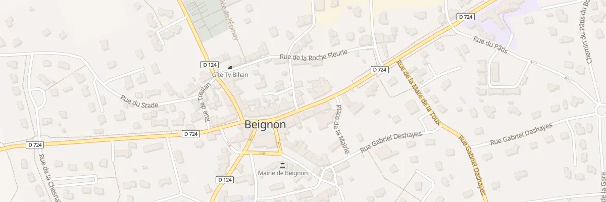 Plan du 35B Rue Saint Cyr Coetquidan à Beignon