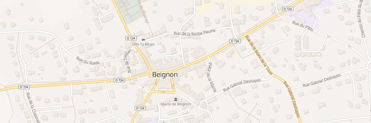 Plan du 35A Rue Saint Cyr Coetquidan à Beignon