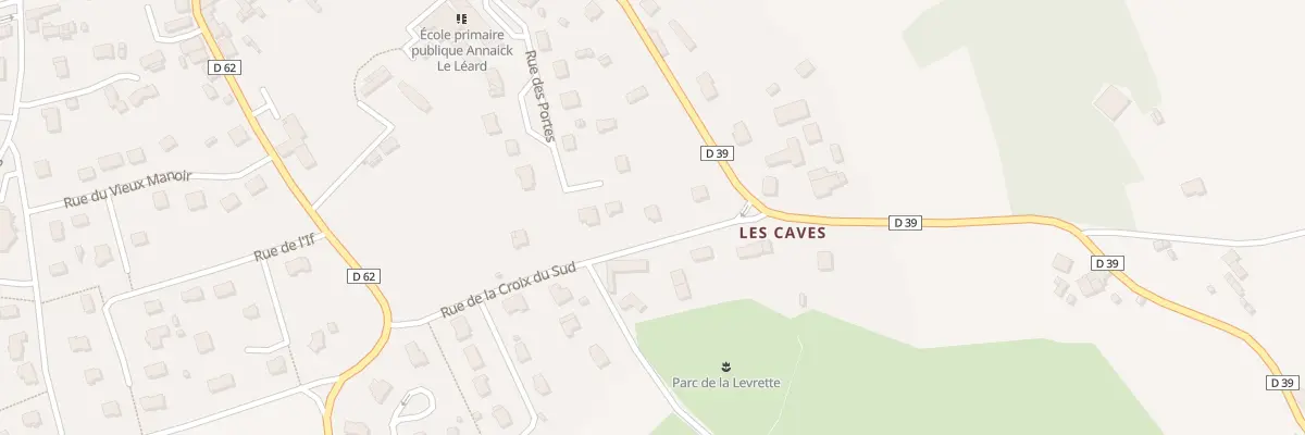 Plan du 4 Rue de la Croix du Sud à Yvignac-la-Tour