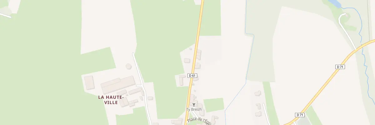 Plan du 5053 Le Bourg à Trébédan