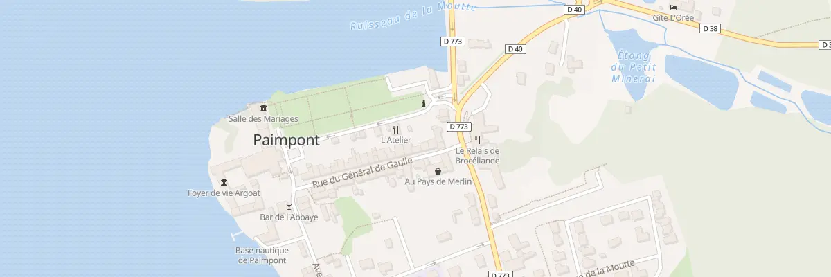 Plan du 29 Rue du Général de Gaulle à Paimpont