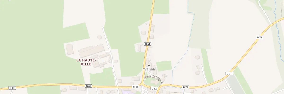 Plan du 5045 Le Bourg à Trébédan