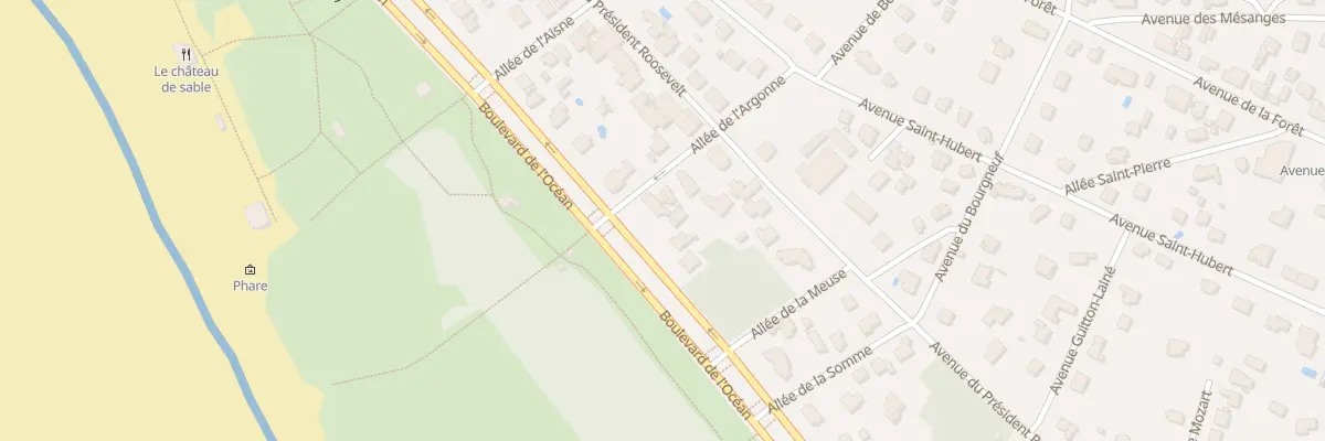 Plan du 95 Bd de l’Océan à Saint-Brevin-les-Pins