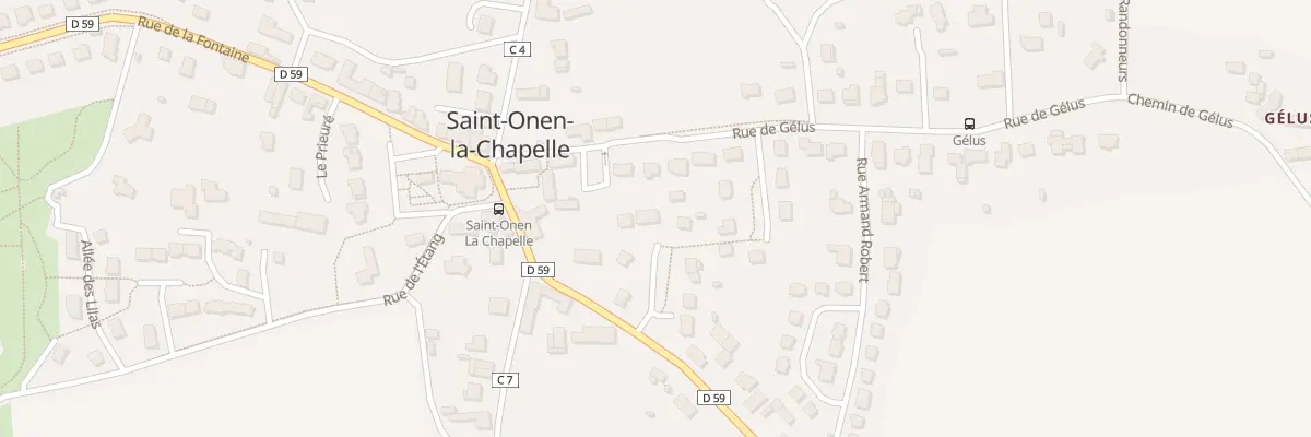 Plan du 5 All des Bouleaux à Saint-Onen-la-Chapelle