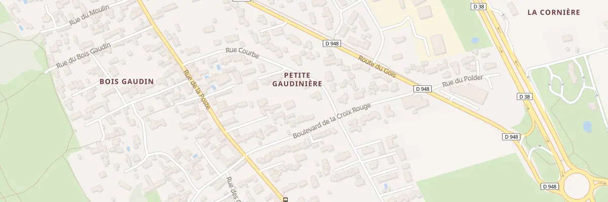 Plan du 38 Rue Courbe à Barbâtre