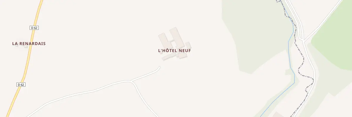 Plan du 1 L’Hotel Neuf à Saint-Maudez