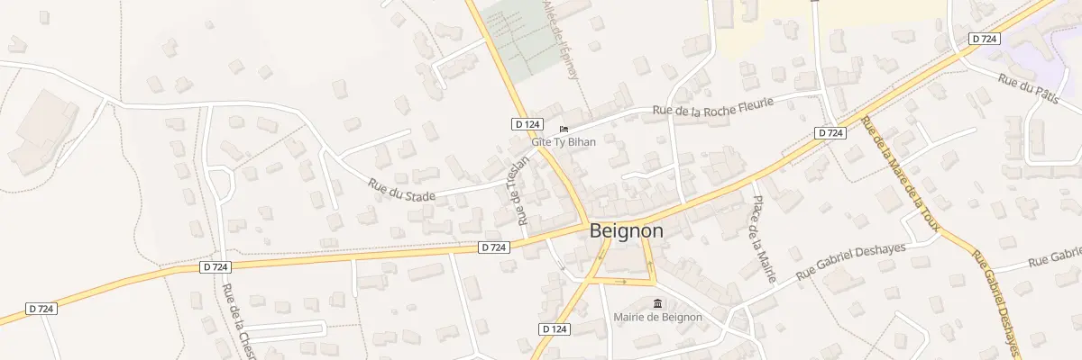 Plan du 7 Rue de Broceliande à Beignon